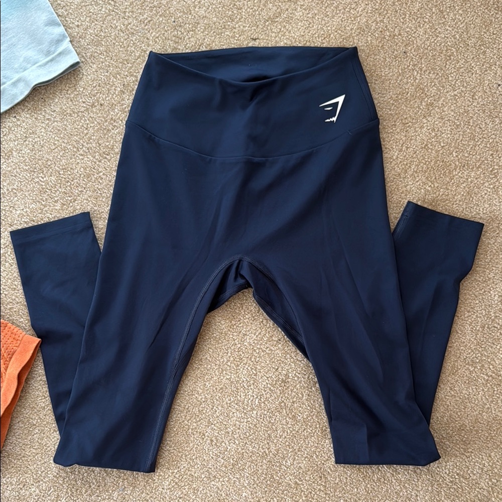 Gymshark Navy High-Waisted Leggings